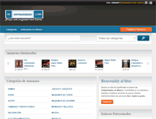 Tablet Screenshot of deantiguedades.com